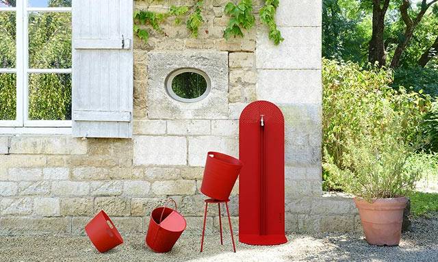 Fontaine de jardin vintage