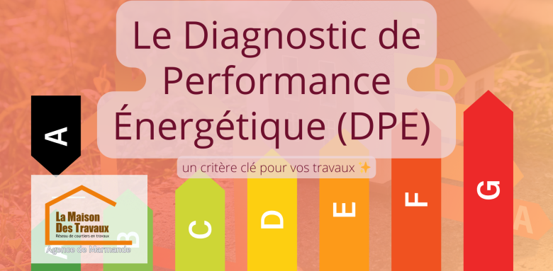 L’importance du DPE pour vos travaux – Le Diagnostic de Performance Énergétique (DPE) est essentiel pour optimiser vos rénovations à Marmande. Contactez votre courtière !