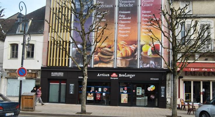 Façade boulangerie-commerce-la Maison des Travaux Entreprise