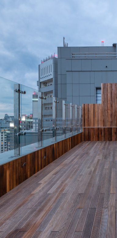 Terrasse de 20m2 d'un appartement