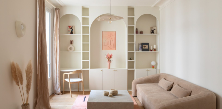 Optimiser espace perdu salon avec un bureau