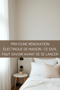 prix rénovation électrique maison