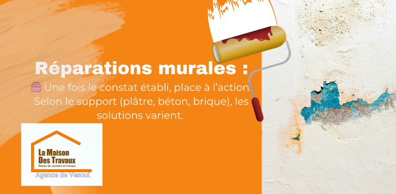 Réparations murales, Plâtre, brique ou béton ? Adoptez la solution adaptée à chaque mur grâce à une réparation sur mesure menée par des pros du bâtiment.