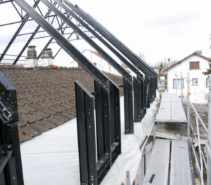 Surélévation d'une maison avec uns structure acier Le Chesnay