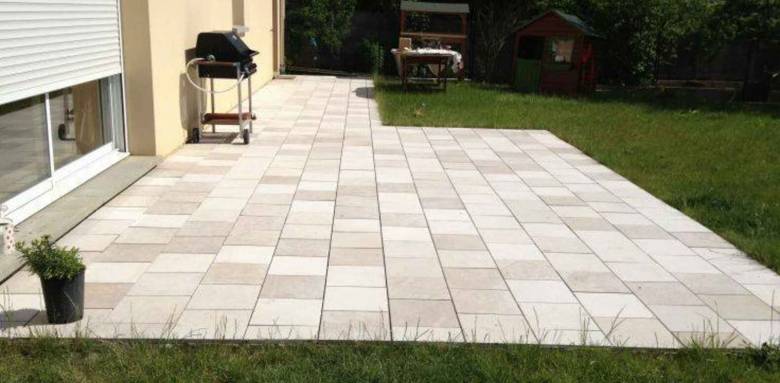 terrasse en carreaux de ciment - Nantes 44