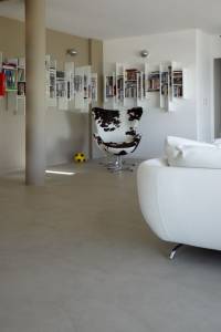 carreaux de béton et plâtre