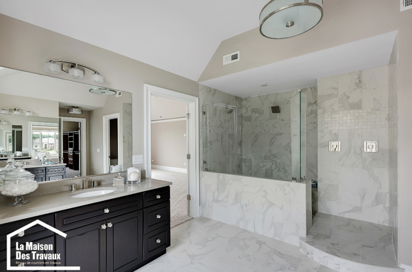 Douche à l'italienne