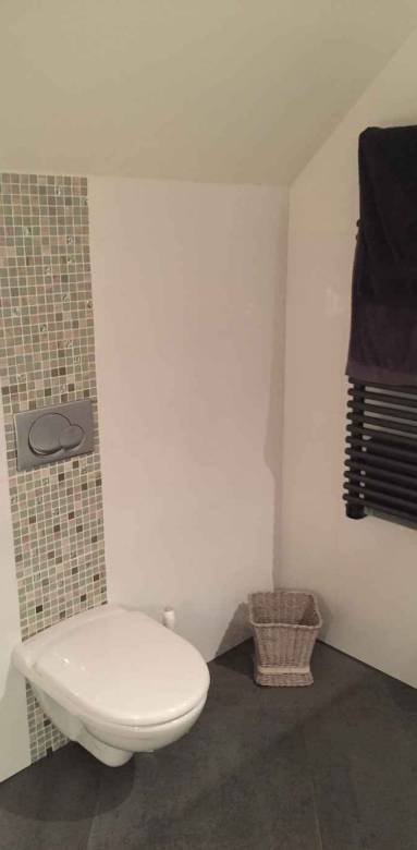 Optimistaion de salle de bain avec un WC suspendu - Nantes 44