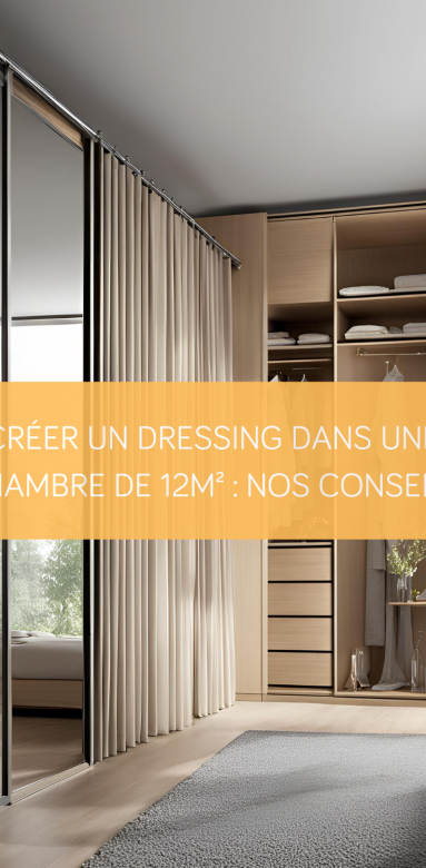 Créer un dressing dans une chambre de 12m² : nos conseils