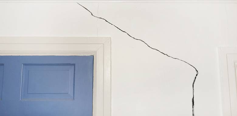 Fissure sur un mur porteur intérieur - Cholet 49