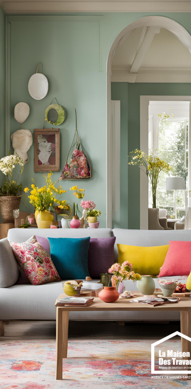 ambiance lumineuse maison printemps