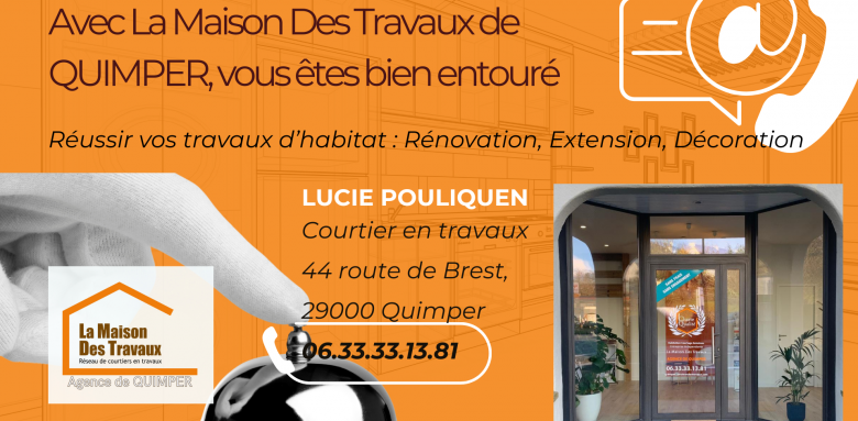 À Quimper, La Maison Des Travaux vous accompagne humainement pour structurer vos travaux et mobiliser les aides Anah en toute sérénité.
