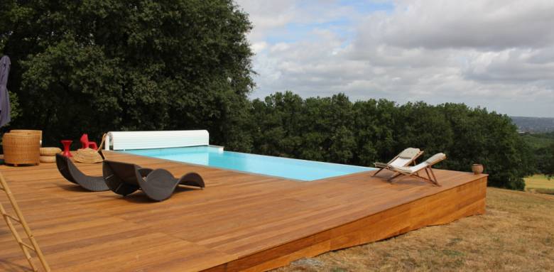 Construction de terrasse sur pilotis en bois - Valence 26