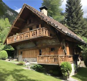 un joli chalet typique 