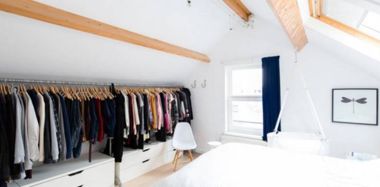 Chambre parentale sous les combles