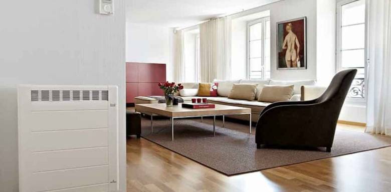 Radiateur salon intertie connecté Rothelec installé à Draveil