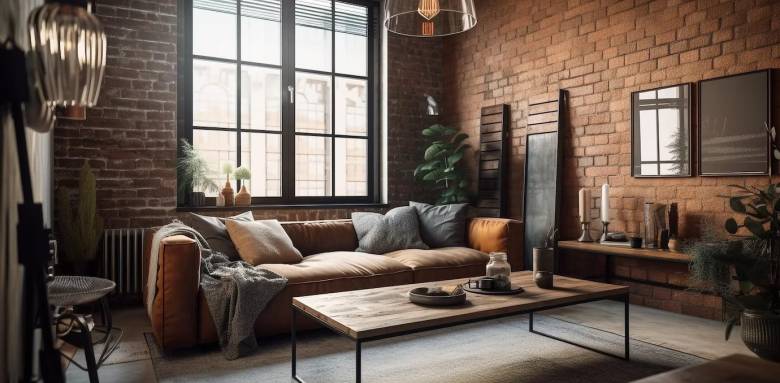 Aménagement de loft moderne avec grande verrière extérieure - Nantes 44