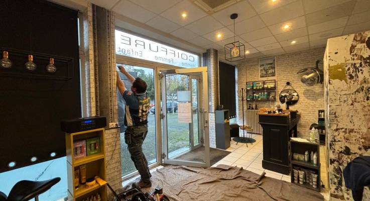 Salon coiffure rafraîchissement