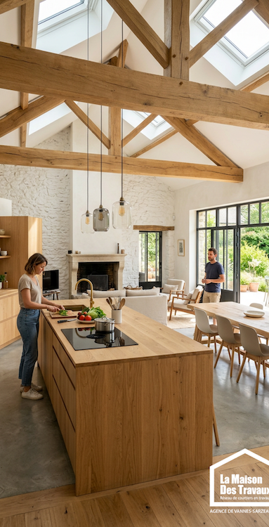 Rénovation d’une pièce de vie dans le Golfe du Morbihan