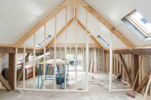 Aménagement des combles d'une maison à Trouville