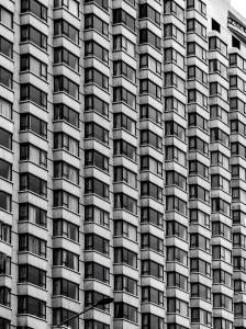 façade d'immeuble avec loggias