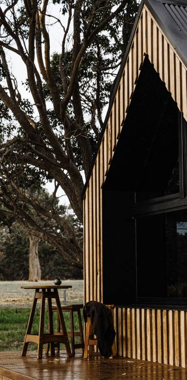 Façade d'une maison en bois  dans les Yvelines