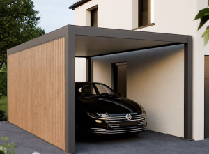 carport adossé à la maison
