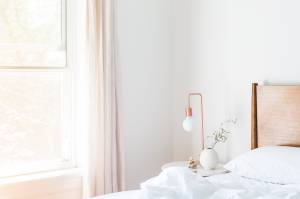 chambre total look blanc - Le chesnay