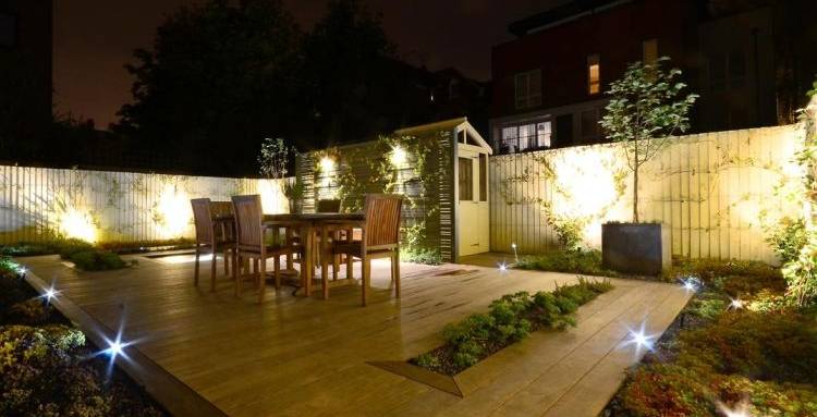 Eclairage jardin et terrasse leds muraux;
