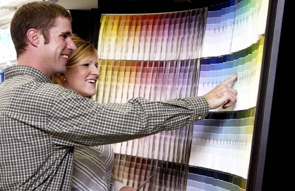 peinture gris mur