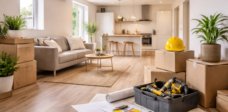 Appartement rénové prêt à la location