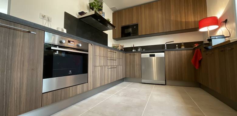 Cuisine bois et noir