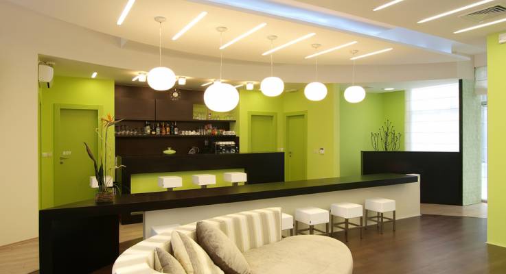 Rénovation de la réception d'un hôtel à Rennes