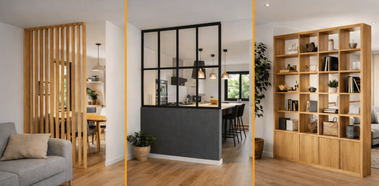 Séparer les pièces sans cloisonner : comment structurer son intérieur intelligemment