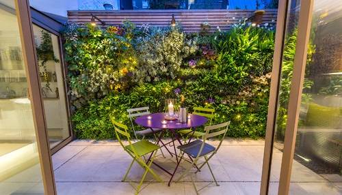 Mur végétal extérieur