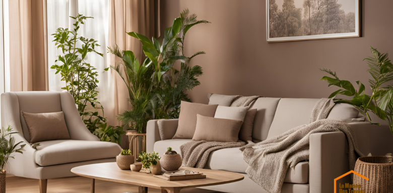 Intérieur avec couleur tendance Moccha Mousse