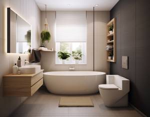 Les solutions pour agrandir visuellement une salle de bain