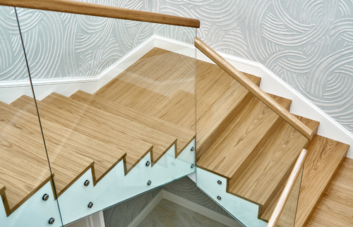 Escalier en verre