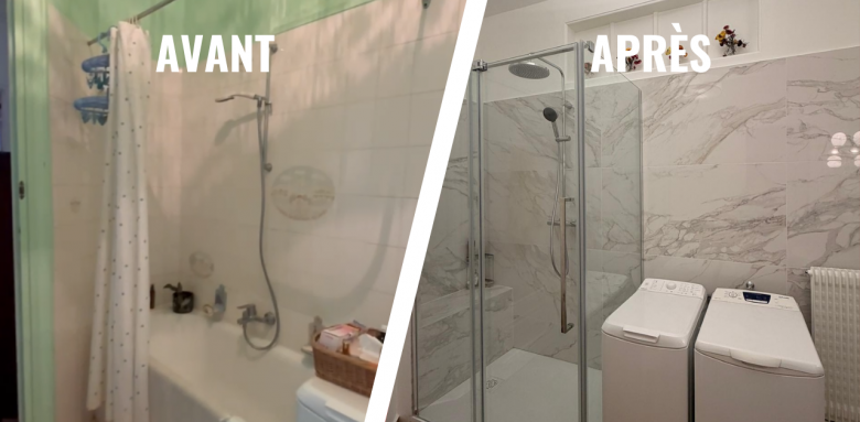 Rénovation Salle de Bain Senior : Remplacement de Baignoire par une Douche Accessible avec Assise
