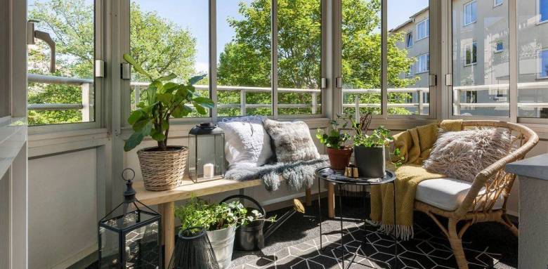 La loggia une véritable pièce supplémentaire - Paris