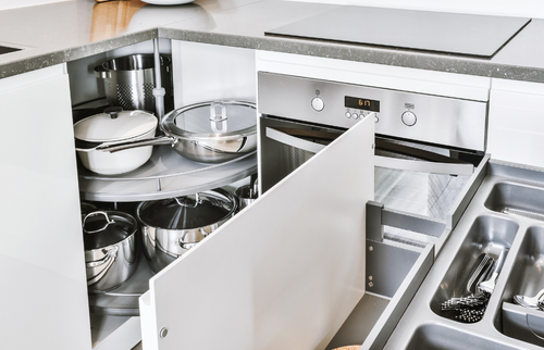 rangment tirroire blanc cuisine