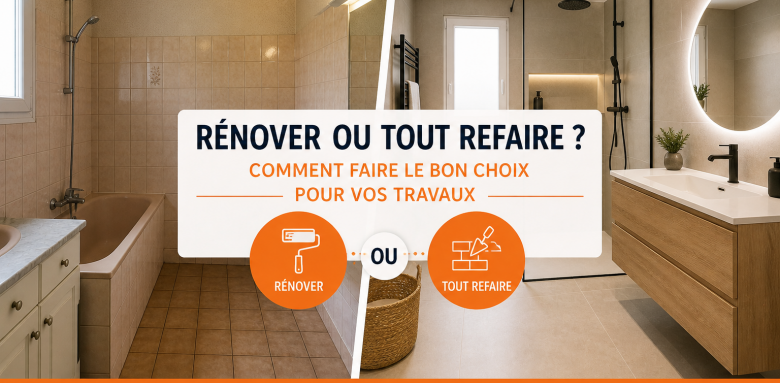 Rénover ou tout refaire, faire le bon choix 