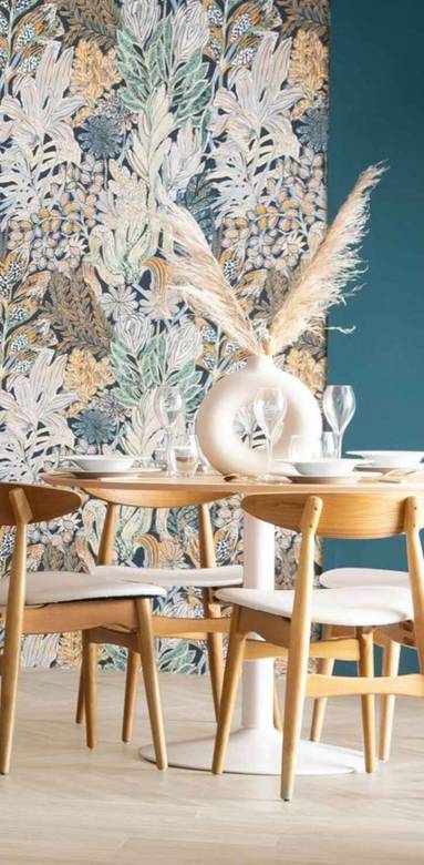 Ensemble table et chaise style scandinave