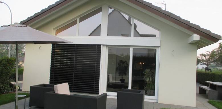 Extension bois finition crépissage