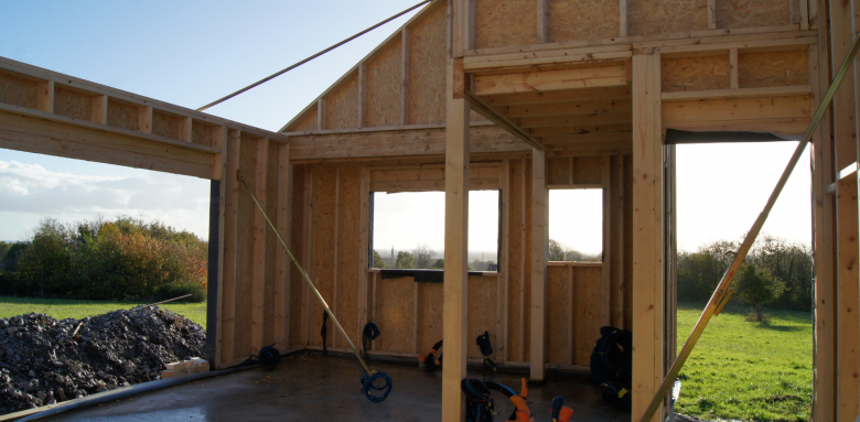 Extension ossature bois
