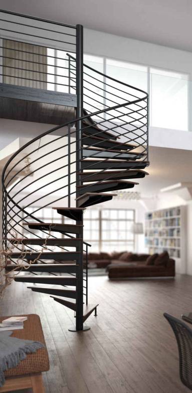 escalier suspendu