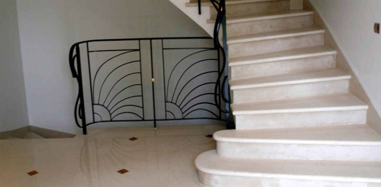 escalier en béton