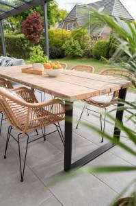 Aménagement terrasse en pierre naturelle