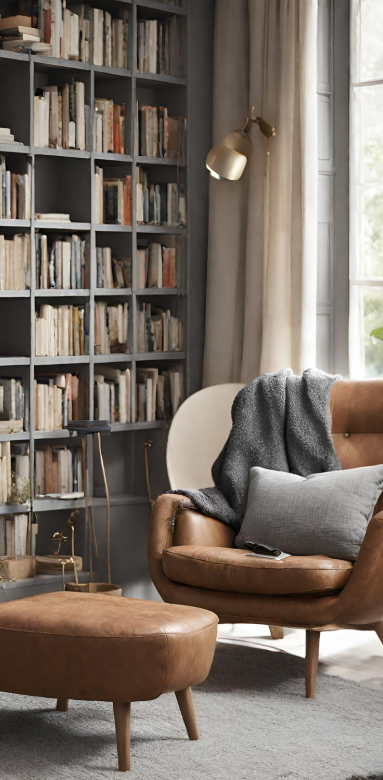 Personnalisez avec des étagères et des accessoires votre coin lecture