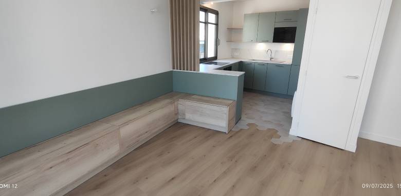 Cuisine dans un appartement au cœur de sables d'olonne